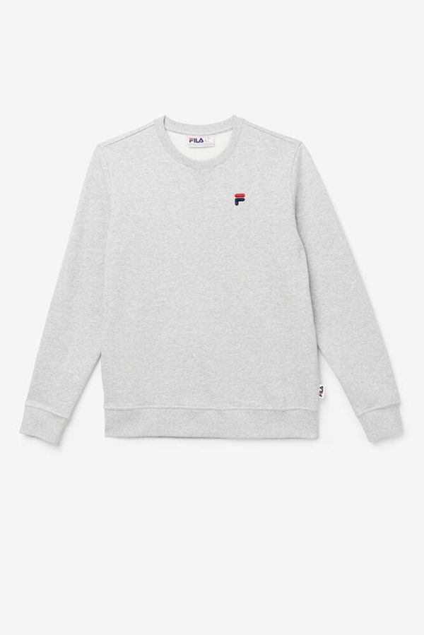 Moletons Fila Mulher Luz Cinzentas - Fila Kieve Luxe Crewneck Portugal Lisboa,KSBP-92041